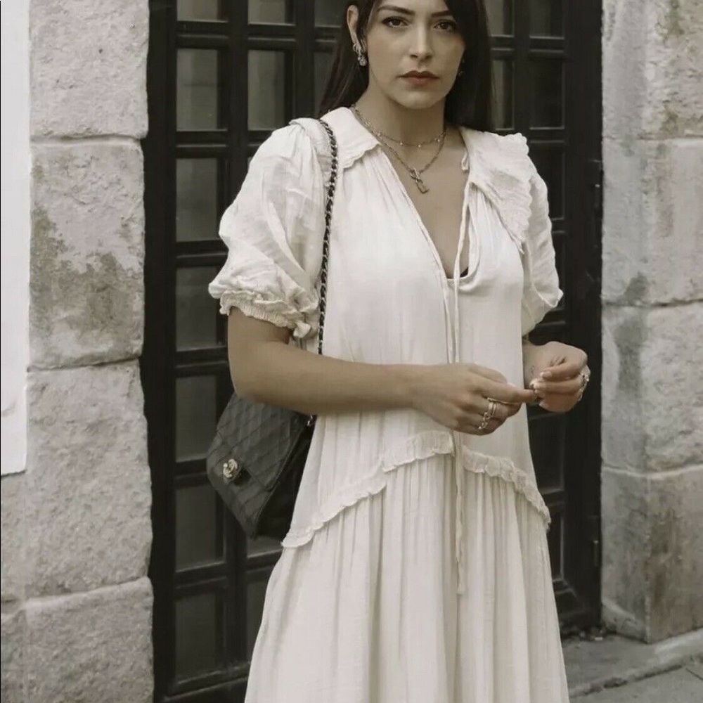 Zara Tiered Midi Dress - Picture 6 of 16